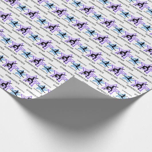 Gymnastiek Superstar Wrapping Paper Cadeaupapier (Hoek)