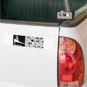 Gymnastiek Survive Bumpersticker (Op Truck)