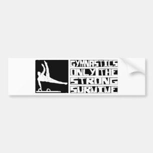 Gymnastiek Survive Bumpersticker