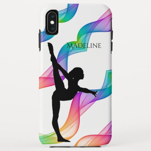 Gymnastiek Swirl Mobiele Telefoon Case voor Gymnas (Achterkant)