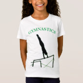 Gymnastiek T-Shirt Uneven Bars Giant w/ Name (Voorkant)