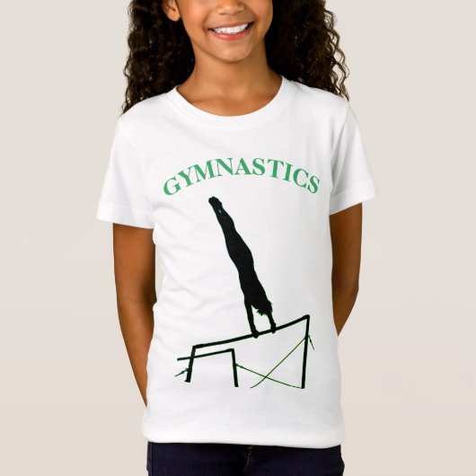 Gymnastiek T-Shirt Uneven Bars Giant w/ Name (Voorkant)