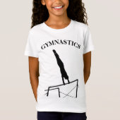 Gymnastiek T-Shirt Uneven Bars Giant w/ Name (Voorkant)