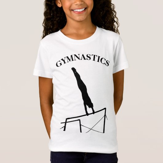 Gymnastiek T-Shirt Uneven Bars Giant w/ Name (Voorkant)