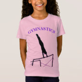 Gymnastiek T-Shirt Uneven Bars Giant w/ Name (Voorkant)