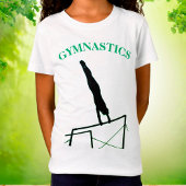 Gymnastiek T-Shirt Uneven Bars Giant w/ Name