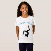 Gymnastiek T-Shirt voor meisjes Gepersonaliseerd (Voorkant volledig)