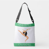 Gymnastiek tas! Persoonlijke naam. Crossbody Tas (Voorkant)