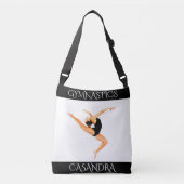 Gymnastiek tas! Persoonlijke naam. Crossbody Tas (Voorkant)