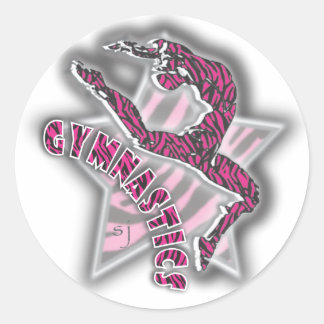 Gymnastiek Tijger Star Sticker Roze