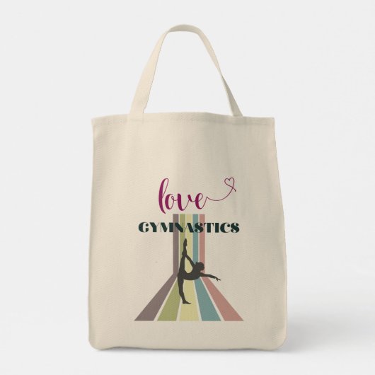 Gymnastiek Tote Bag (Achterkant)