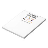 Gymnastiek Triple Threat Notitieblok (Linkerzijde)