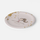 Gymnastiek Tumble & Twirl Verjaardagsfeest Papieren Bordje (Gekanteld)