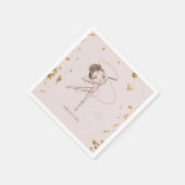 Gymnastiek Tumble & Twirl Verjaardagsfeest Servet (Hoek)