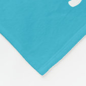 Gymnastiek Turquoise en Paarse Gepersonaliseerd Fleece Deken (Hoek)