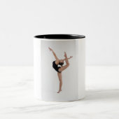 Gymnastiek twee tonde koffie-mok. tweekleurige koffiemok (Center)