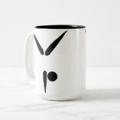 Gymnastiek Tweekleurige Koffiemok (Voorkant links)