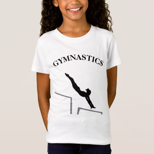 Gymnastiek Uneven Bars T-Shirt (Voorkant)