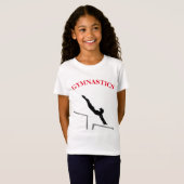 Gymnastiek Uneven Bars T-Shirt (Voorkant volledig)