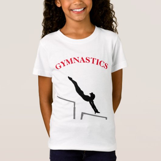 Gymnastiek Uneven Bars T-Shirt (Voorkant)