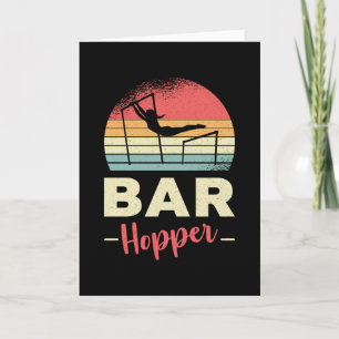 Gymnastiek Unven Bar Hopper Acrobat Retro Gymnast Kaart