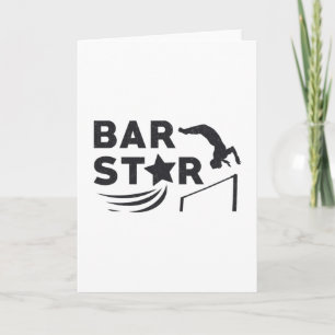 Gymnastiek Unven Bar Star Acrobat Beam Gymnast Kaart