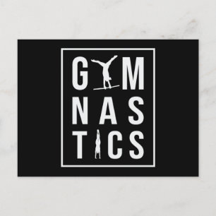 Gymnastiek Unven Bars Hopper Acrobat Mat Gymnast Briefkaart