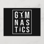 Gymnastiek Unven Bars Hopper Acrobat Mat Gymnast Briefkaart (Voorkant)