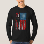 Gymnastiek Usa vlag Gymnast mam Pap Parent Us Gymn T-shirt (Voorkant)