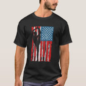 Gymnastiek Usa vlag Gymnast mam Pap Parent Us Gymn T-shirt (Voorkant)