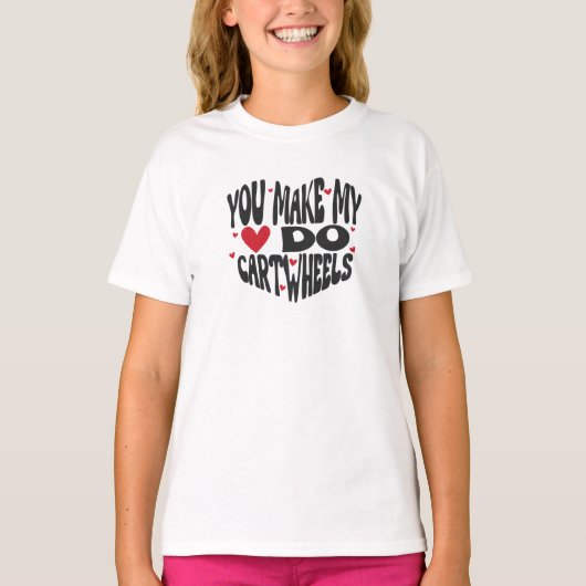 Gymnastiek Valentijn T-shirt (Voorkant)