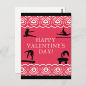 Gymnastiek Valentijns Briefkaart (Voorkant / Achterkant)