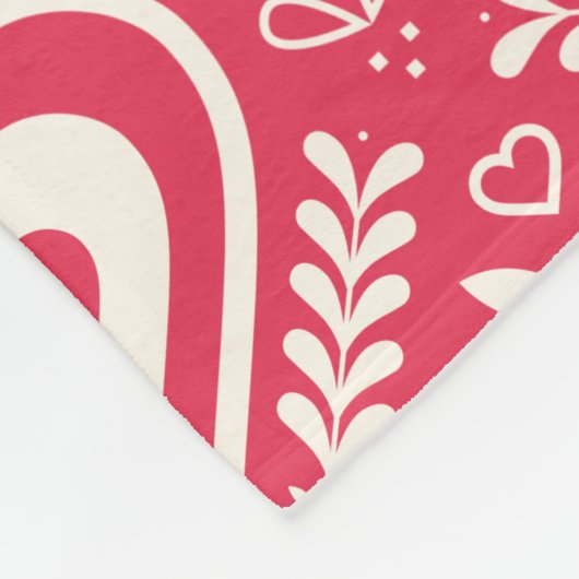 Gymnastiek Valentijns Fleece Deken (Hoek)