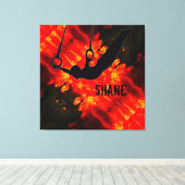 Gymnastiek van mannen - Aangepaste lave-destructie Canvas Afdruk (Insitu (Houten vloer))