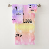 Gymnastiek vault, bars, beam, floor 3 stuk bad handdoek (Insitu)