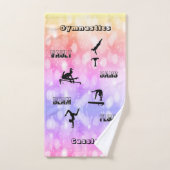 Gymnastiek vault, bars, beam, floor 3 stuk bad handdoek (Handdoek)