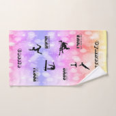 Gymnastiek vault, bars, beam, floor 3 stuk bad handdoek (Handdoek)