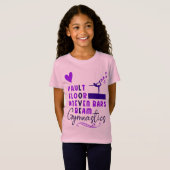Gymnastiek vault, bars, Beam, Floor Love T-shirt (Voorkant volledig)