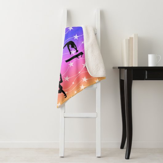 Gymnastiek Vault, Bars, Beam, Floor Sherpa Blanket Sherpa Deken (In situ)