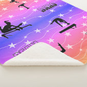 Gymnastiek Vault, Bars, Beam, Floor Sherpa Blanket Sherpa Deken (3/4)