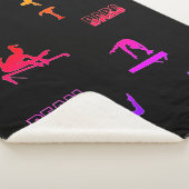 Gymnastiek Vault, Bars, Beam, Floor Sherpa Blanket Sherpa Deken (3/4)
