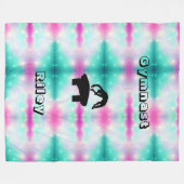 Gymnastiek Vault Gymnast Custom Fleece Blanket (Voorkant (Horizontaal))