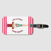 Gymnastiek Vault-leven is beter onderaan Bagagelabel (Voorkant (horizontaal))