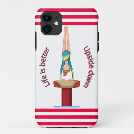 Gymnastiek Vault-leven is beter onderaan Case-Mate iPhone Case (Achterkant)