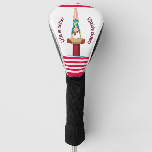 Gymnastiek Vault-leven is beter onderaan Golfheadcover (Voorkant)