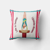 Gymnastiek Vault-leven is beter onderaan Kussen (Achterkant)