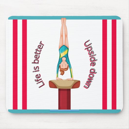 Gymnastiek Vault-leven is beter onderaan Muismat (Voorkant)