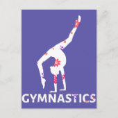 Gymnastiek ventilatorenergiehandgreep briefkaart (Voorkant)