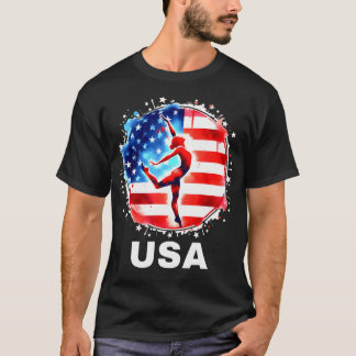 Gymnastiek Verenigde Staten Team Apparel American  T-shirt