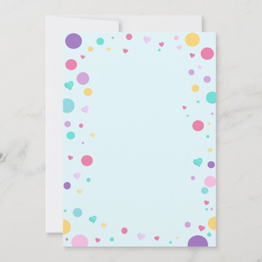 Gymnastiek Verjaardag Uitnodiging Gymnastiek Party (Achterkant)